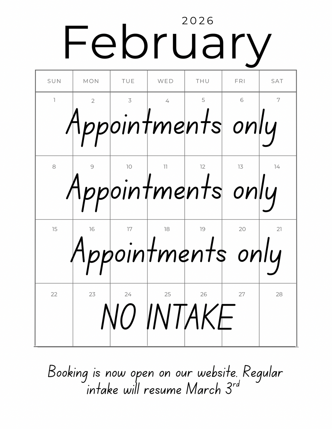 Consignment Appointment